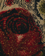 "Christian Dior" 80's-90's Floral paisley patterned large scarf