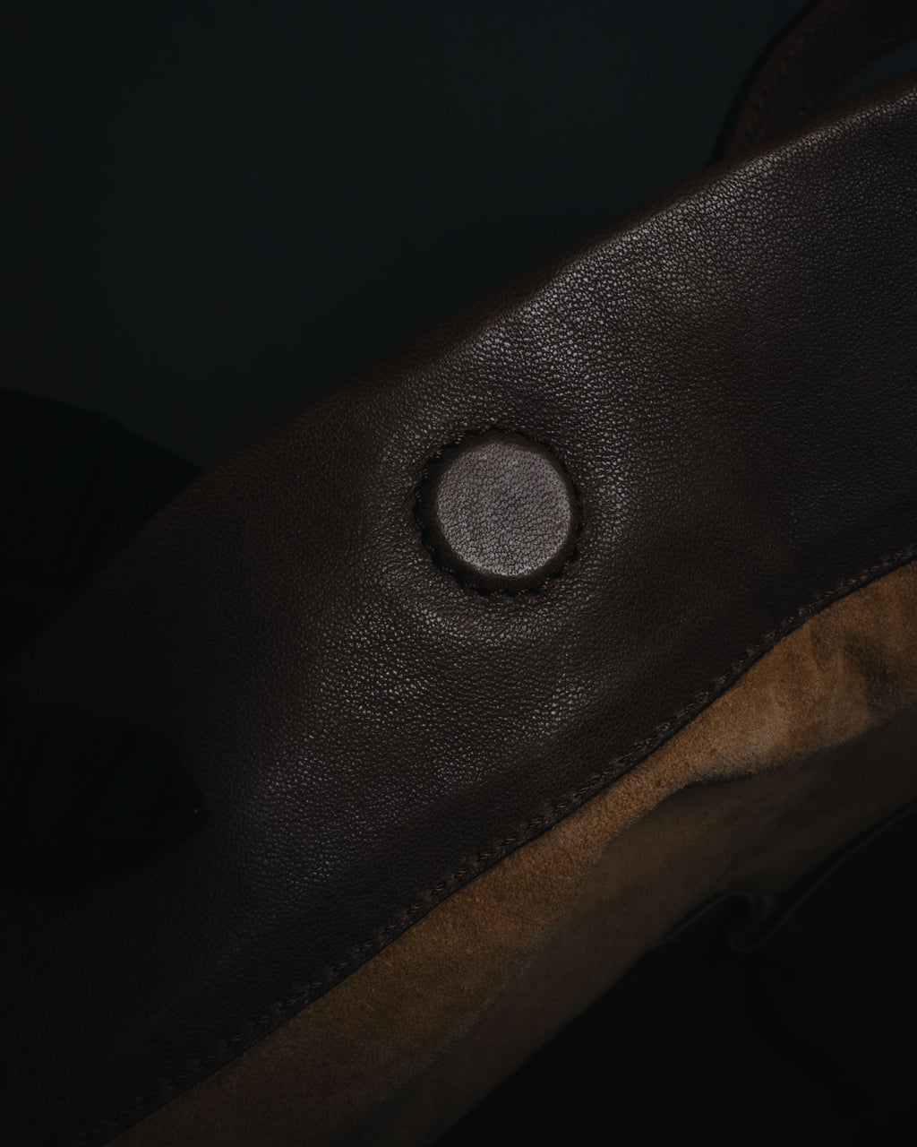 "MAURO GOVERNA" 00’s-10’s lamb leather belted draped bag