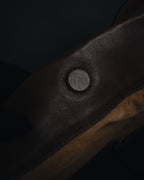 "MAURO GOVERNA" 00’s-10’s lamb leather belted draped bag