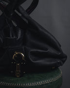 -SPECIAL- “LOEWE” Calle oversized padlock leather bag