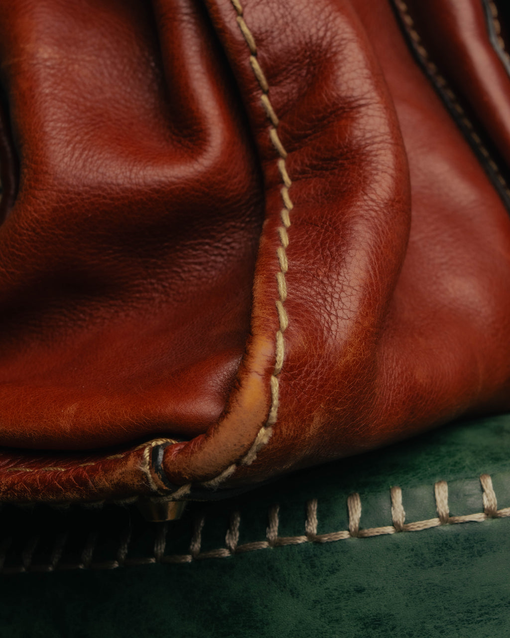 "Chloé" 00's Cognac leather top handle bag