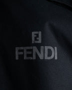 -SPECIAL- "FENDI" 90s Karl Lagerfeld-era lattice fur cape