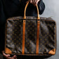 "LOUIS VUITTON" Porto document voyage monogram pattern boston bag