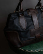 "BALENCIAGA" Circle lock design leather doctor bag