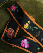 "PRADA" 2020's Floral silk skinny scarf