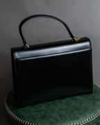"Valentino Garavani" Logo turn lock parts design leather hand bag
