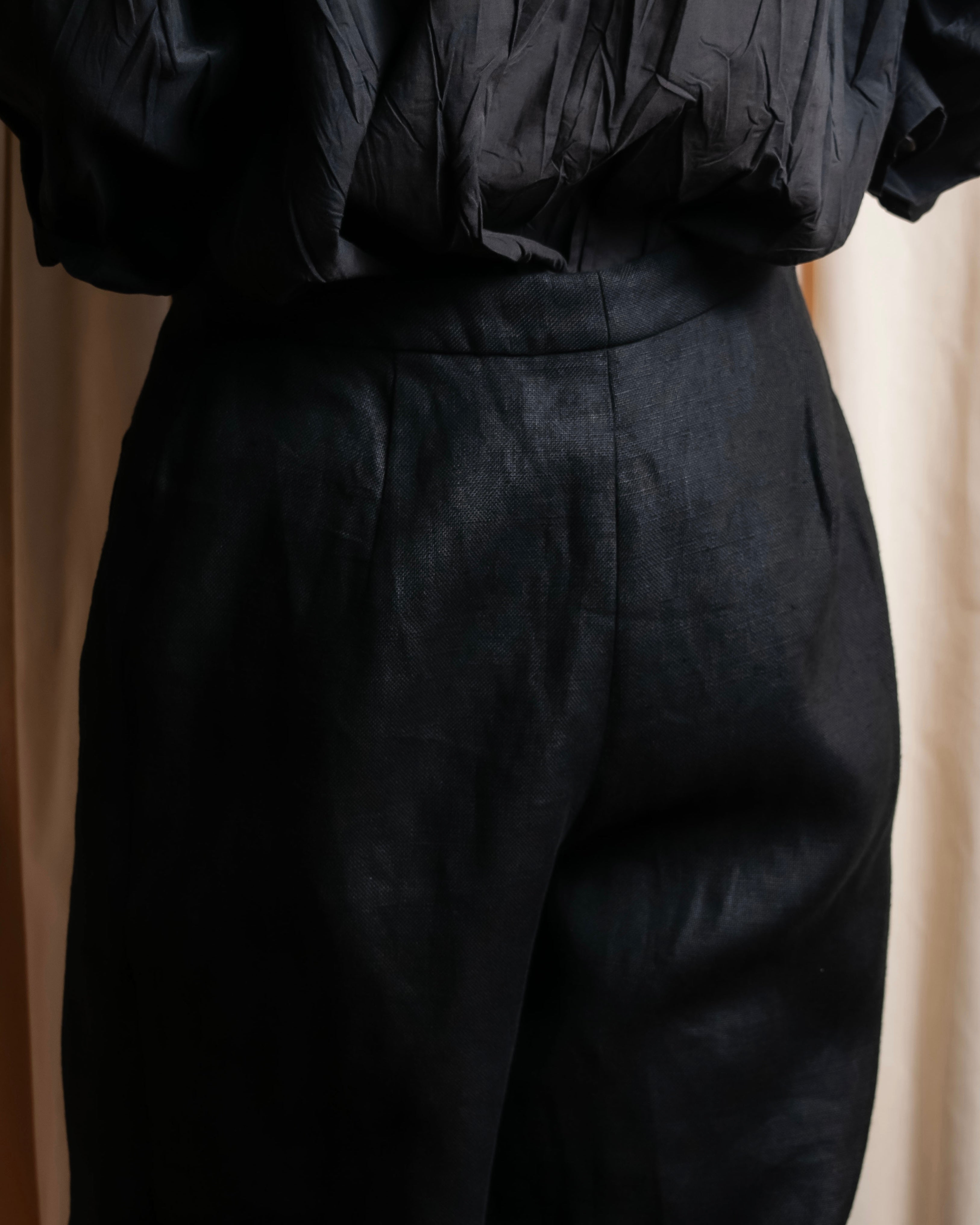 "Vintage beautiful wrinkles wide slacks"