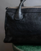 "Chloe" Out pocket detail leather Edith bag