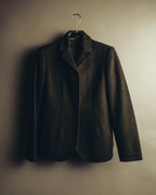 "PRADA" 90's-00's Quilted wool tailored jacket