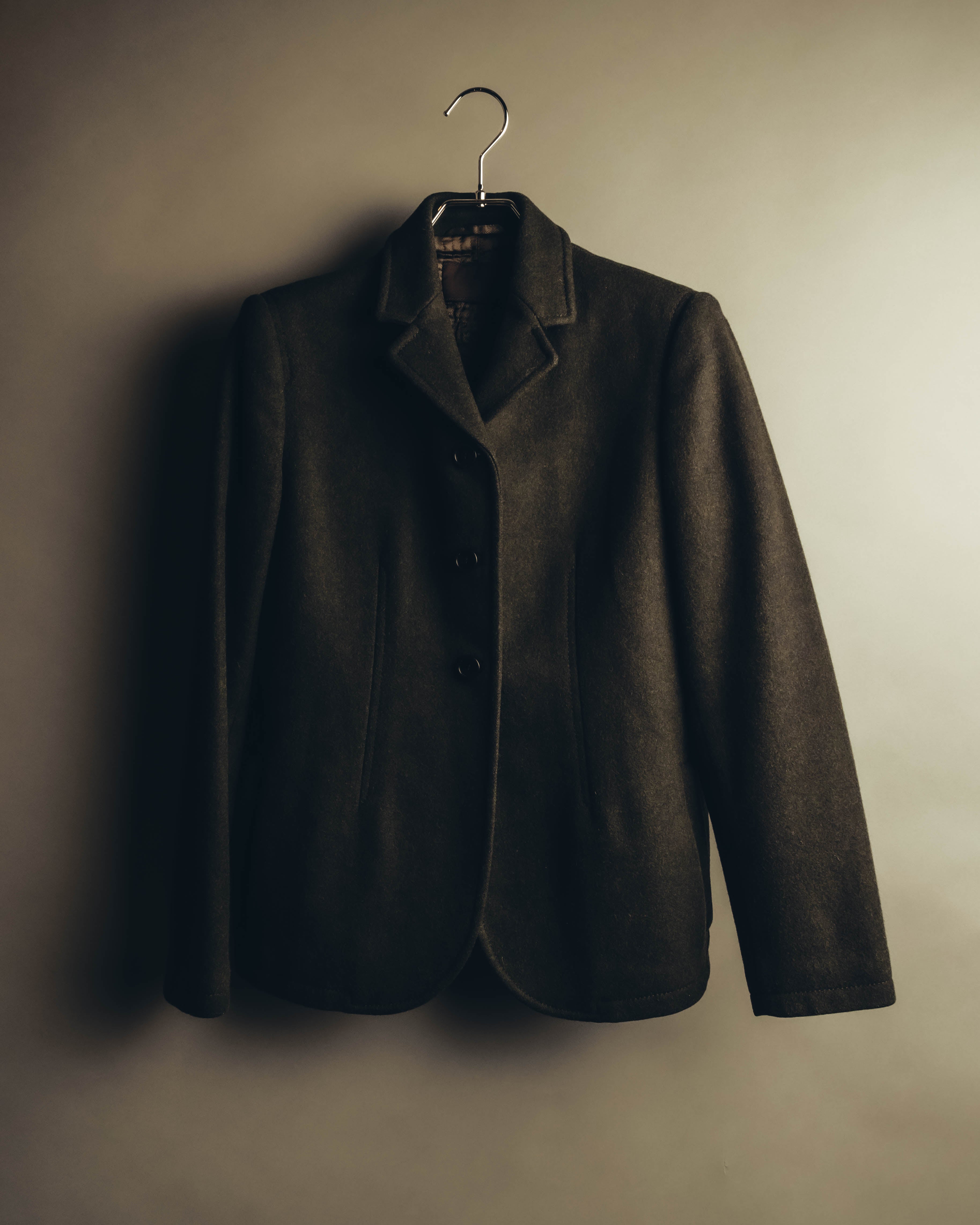 "PRADA" 90's-00's Quilted wool tailored jacket