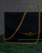 "Cartier" 80’s-90’s sculptural clasp chain shoulder bag