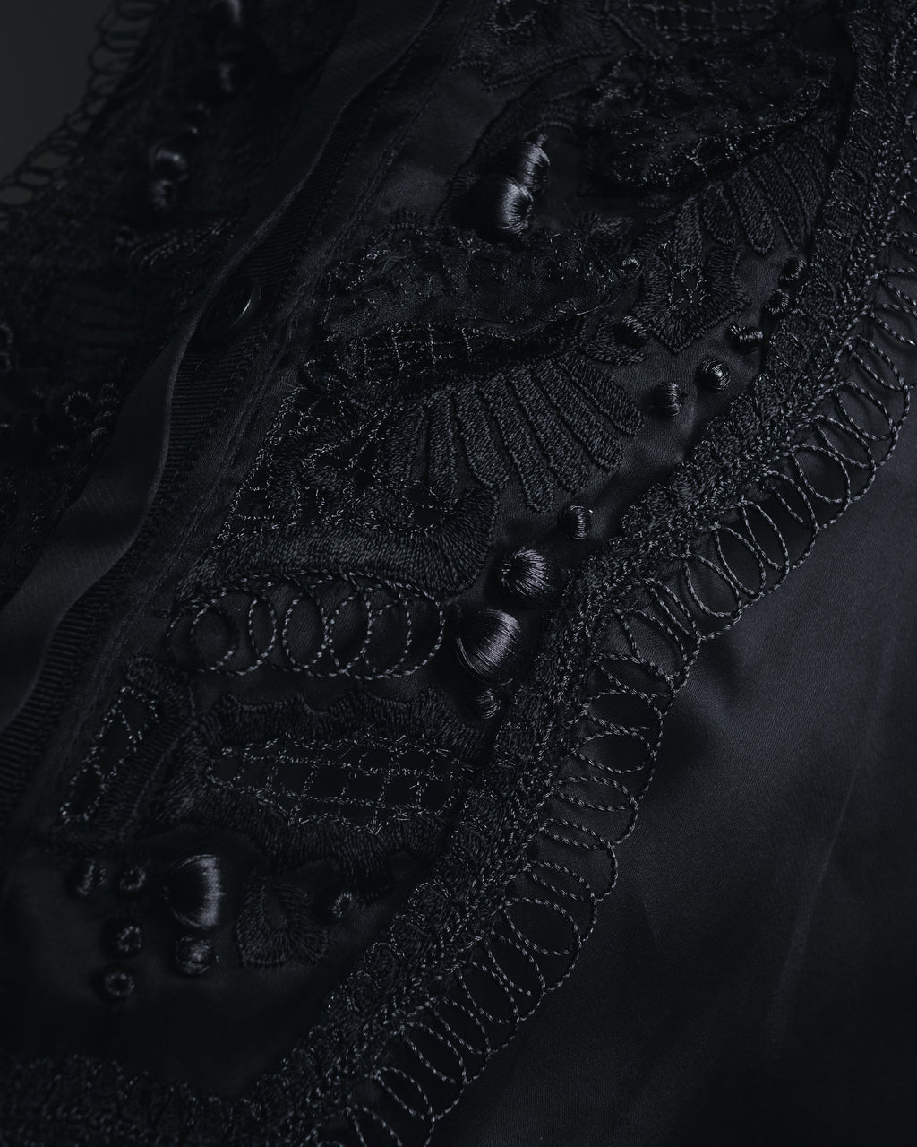 "LOEWE" 2014AW Sheer embroidered shirt