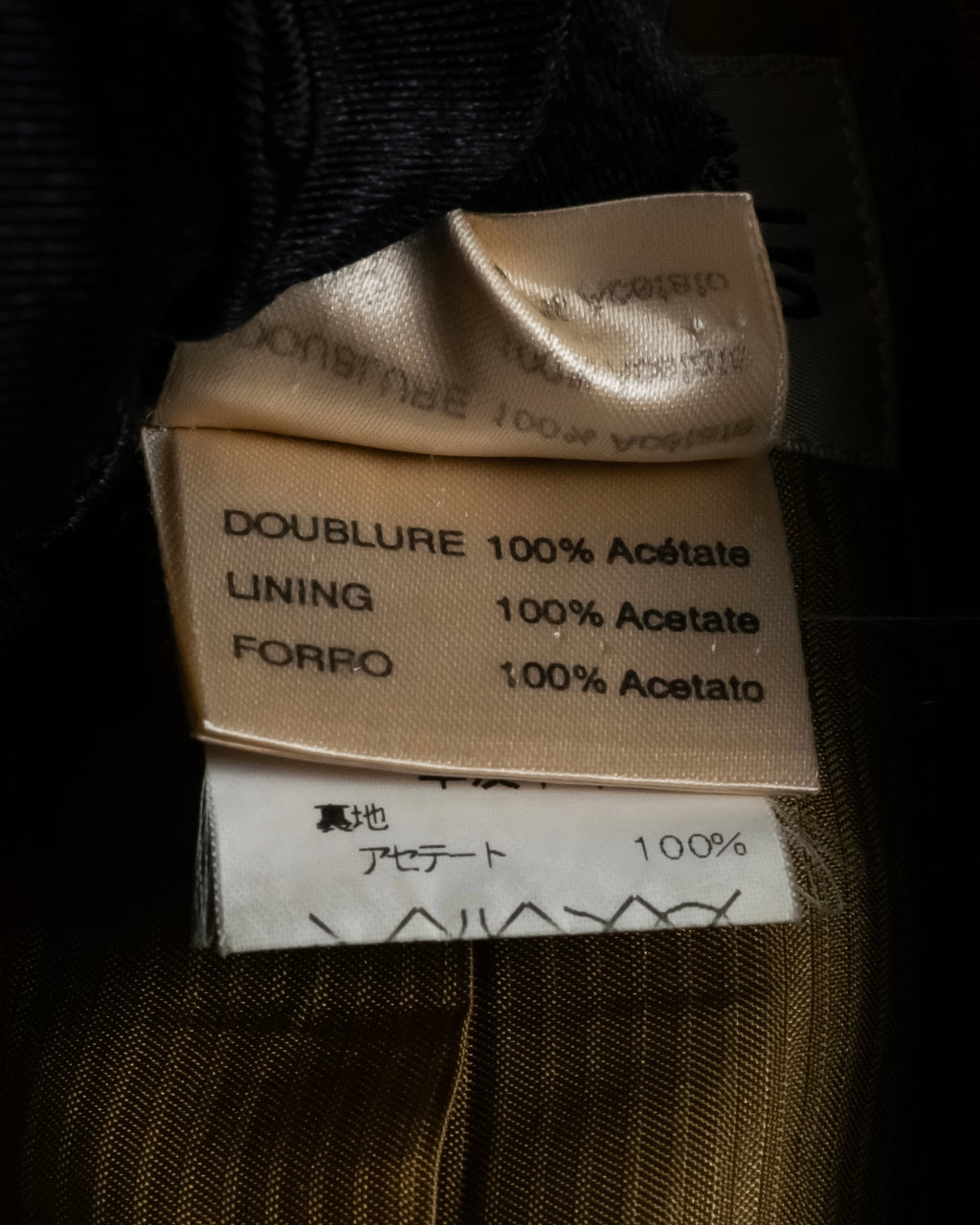 -SPECIAL- "HERMES" 90's Military-inspired zip design tailored jacket