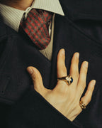 -SPECIAL- "Christian Dior" 10's-20's Sculptural clustered costume ring