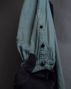 "UNDERCOVER" Raw edge frill design military-like shirt tunic