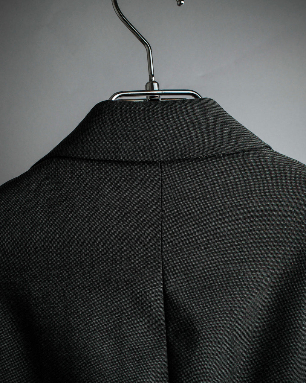 "HUGO BOSS" Fine-gauge wool khaki gray set up