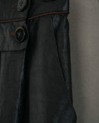 -MOOD Vintage Collections-
90’s-00’s Shiny textured wide leg trousers