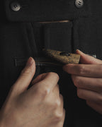 Abrigo tipo duffle de herencia de los años 90 de Burberrys con capucha forrada de cuadros