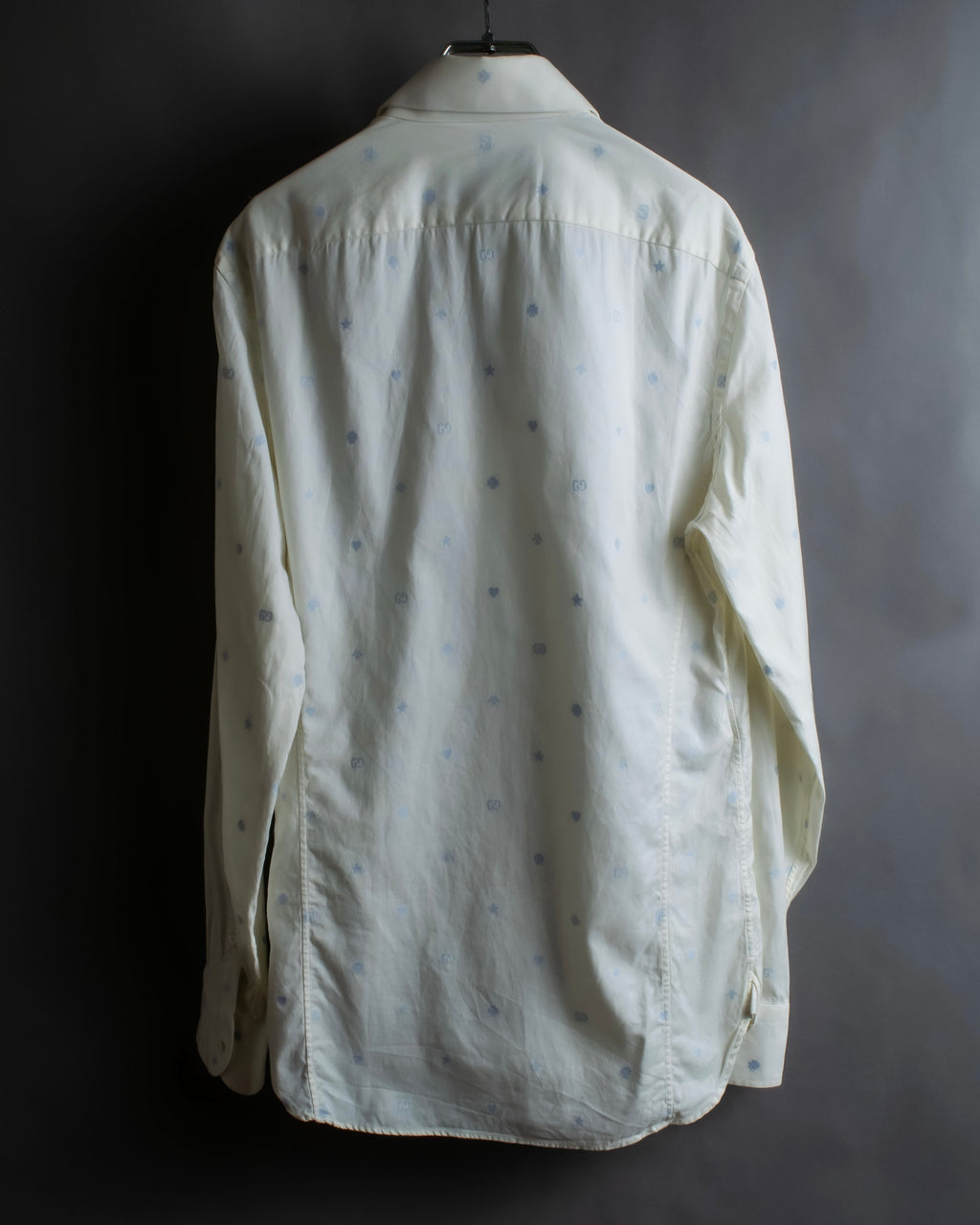 "GUCCI" Iconic embroidered pattern cotton shirt