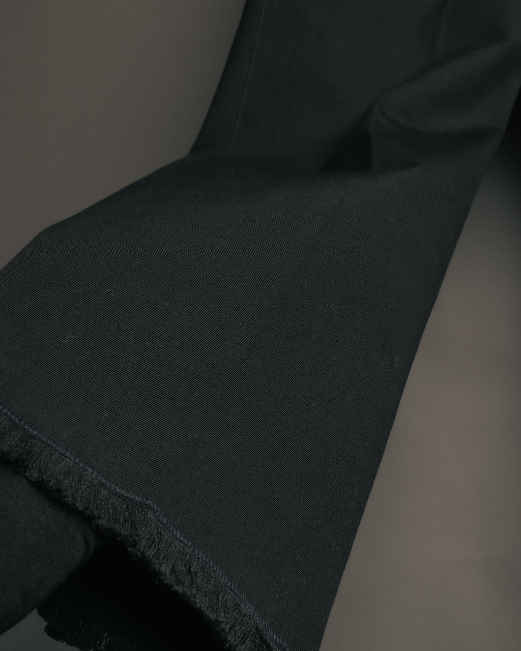“CHANEL” 2004 Spring grosgrain straight trousers