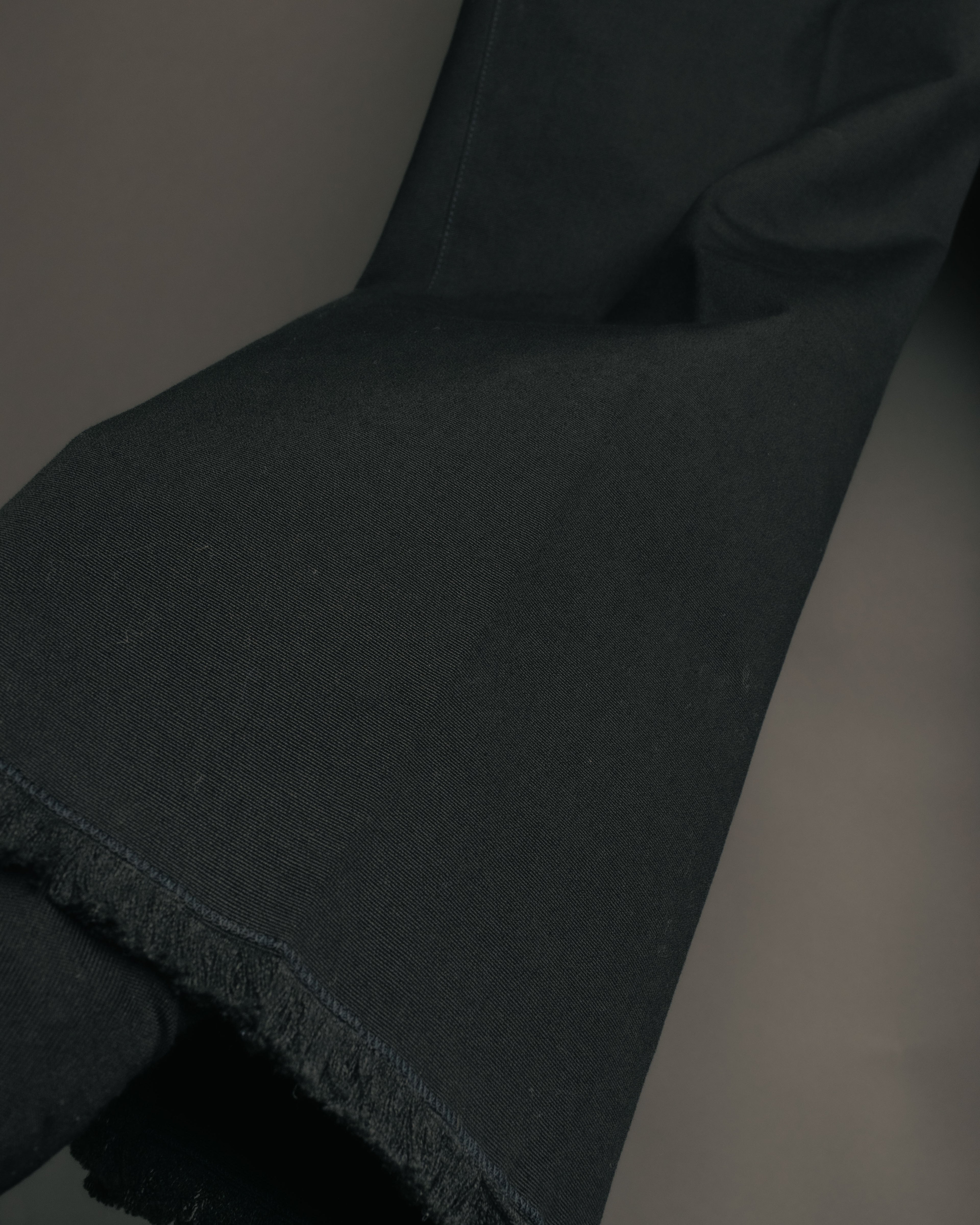 “CHANEL” 2004 Spring grosgrain straight trousers