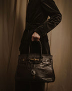 -SPECIAL- "Pierre Cardin"
90’s real crocodile leather top handle bag