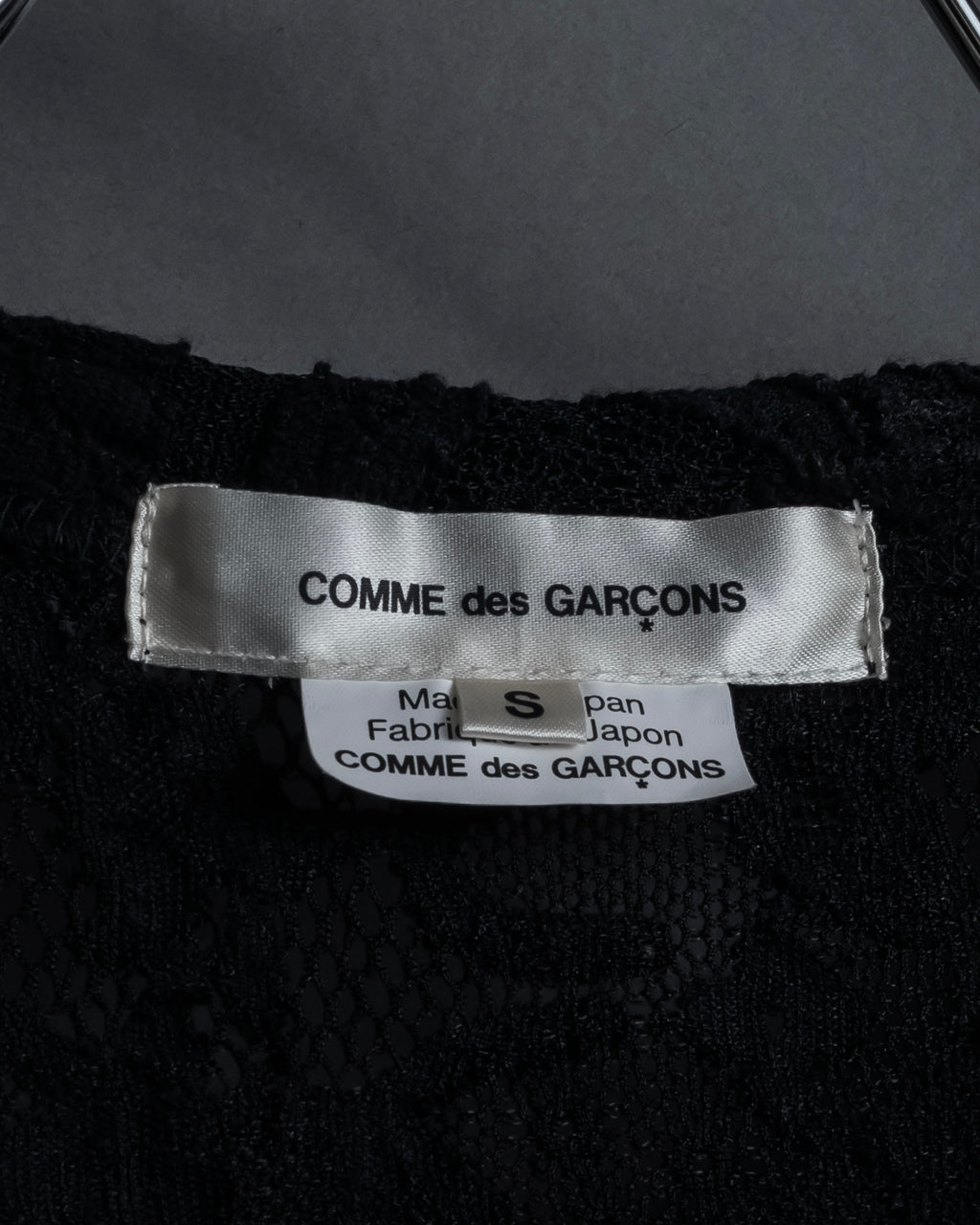 "COMME des GARCONS" 20SS Floral motif lace pullover