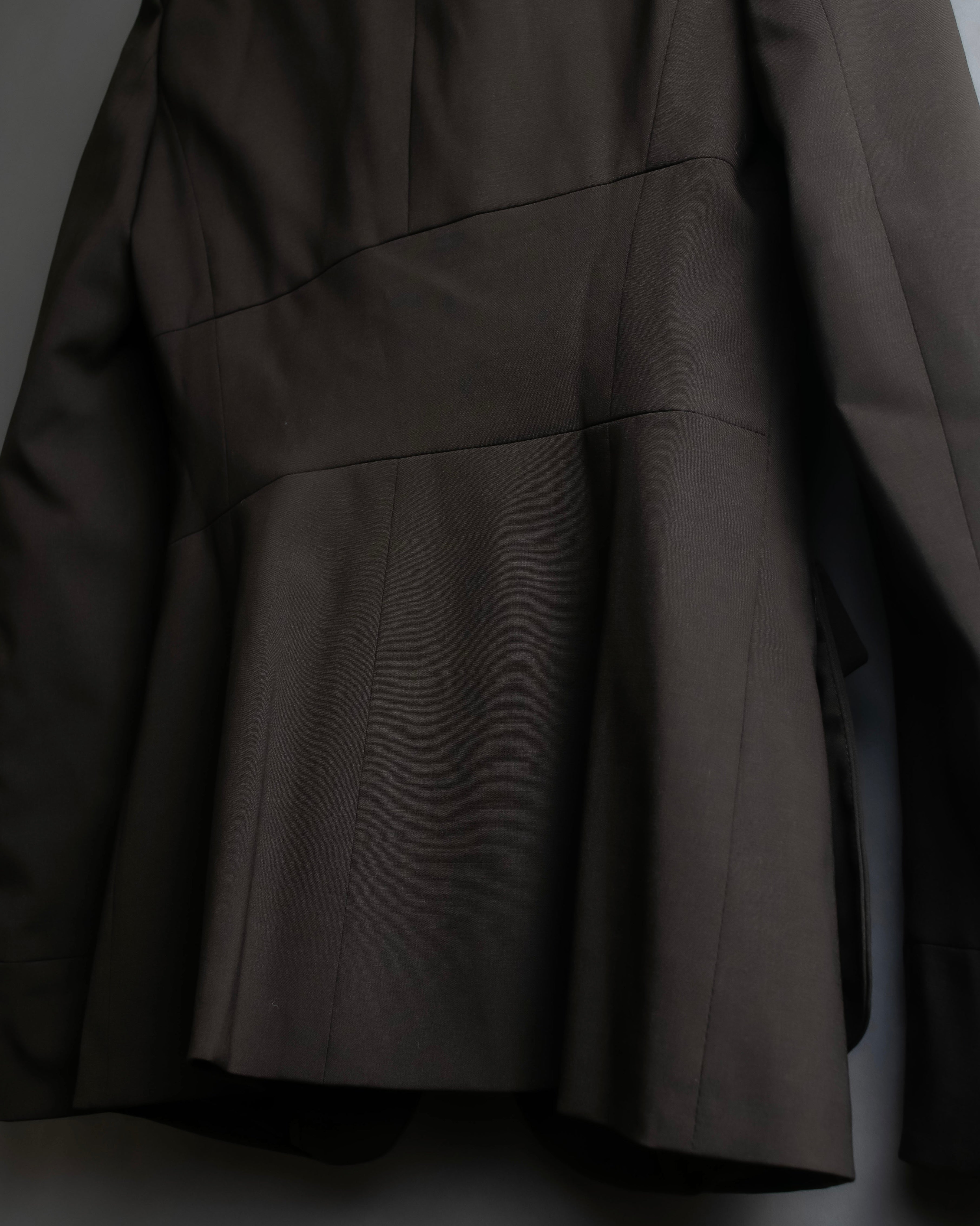 "GIVENCHY" Military patch pocket detail tailored jacket