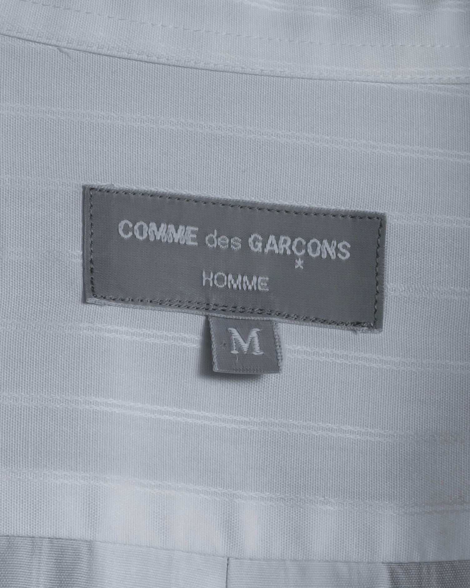 "COMME des GARCONS
HOMME" 90's Keiichi Tanaka design striped shirt