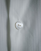 –SPECIAL– "BALENCIAGA" 2005-06’s Round collar chin tab paneled dress shirt