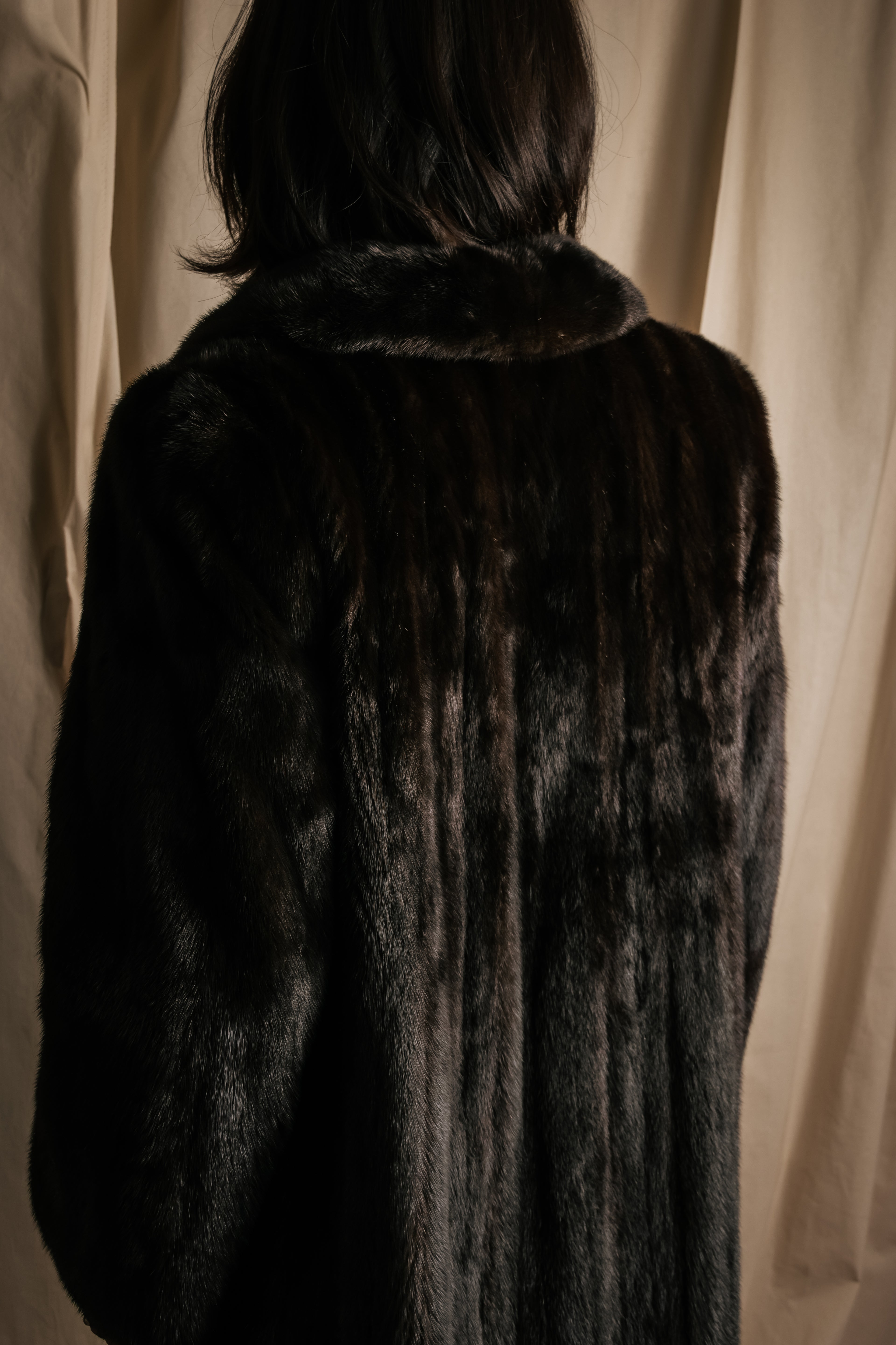 "GUCCI" Semi-custom atelier work fur long coat