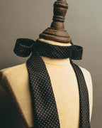 "Dolce & Gabbana" 10's-20's Slim polka dot silk necktie