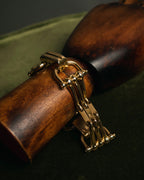“CELINE” 2019-2024 Gold maillon horsebit bracelet