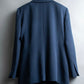 "Christian Dior" Asymmetrical gathered design tailored jacket