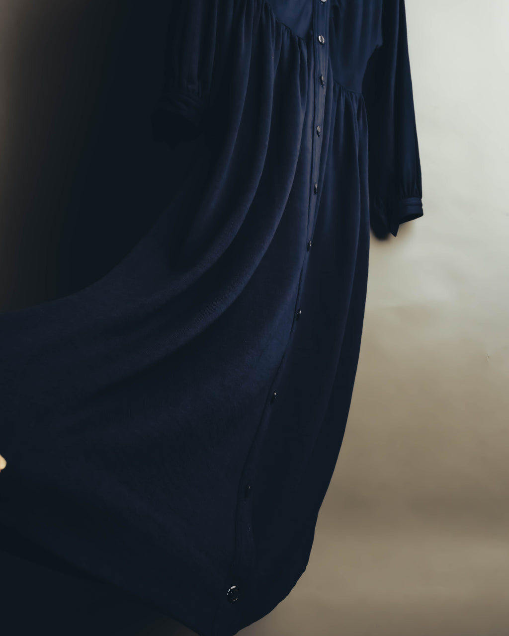 -SPECIAL- “COMME des GARÇONS” 90’s Long gathered waist button front dress