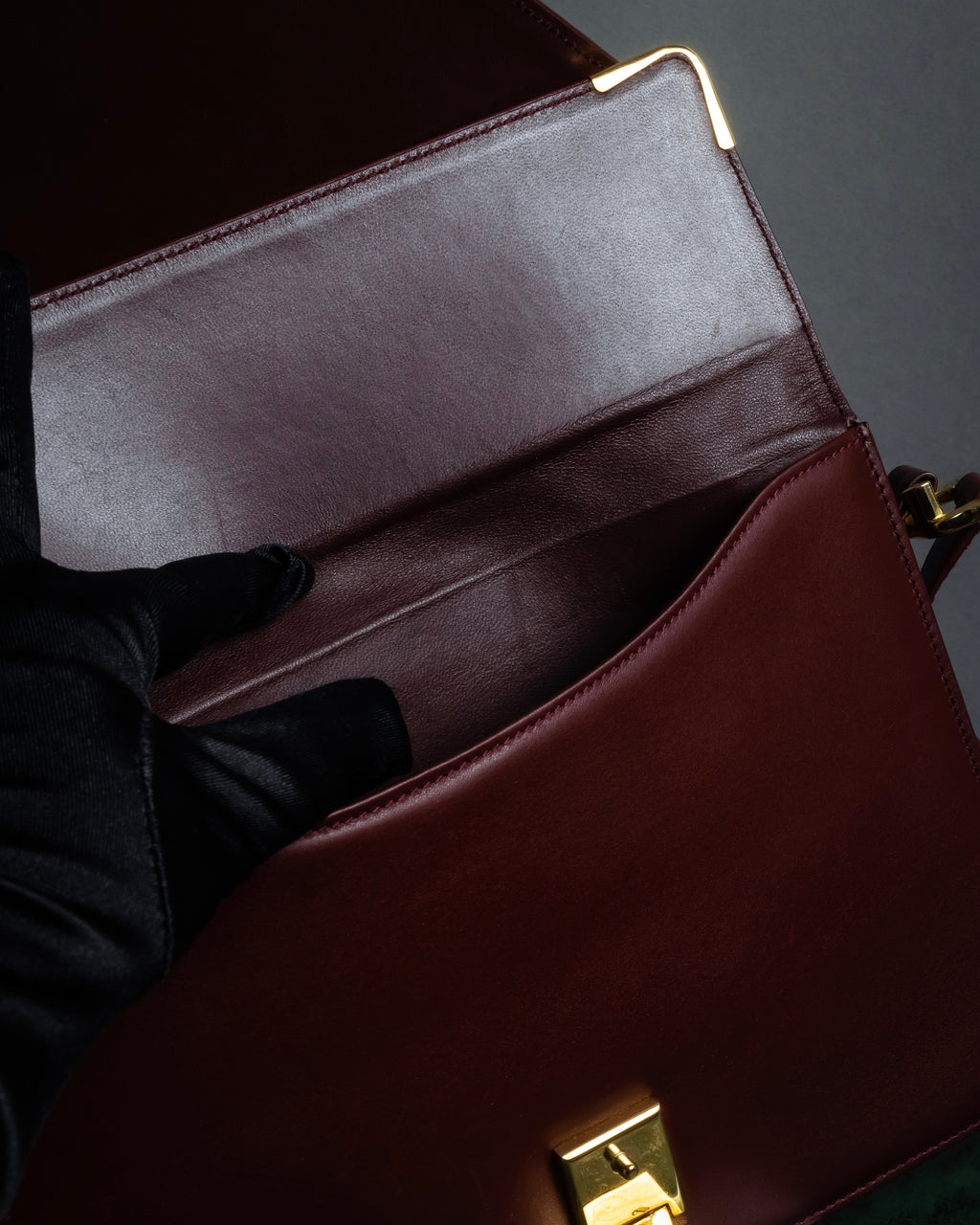 "Cartier" Les Must de Cartier geometric design shoulder bag