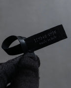 "YVES SAINT LAURENT" Rose motif leather choker＆ribbon accessories