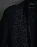 Chaqueta de piel con bordado de cuentas de los años 00 de Ralph Lauren