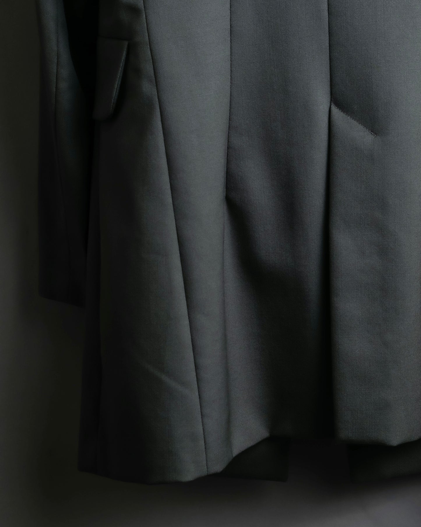 "MM6 MAISON MARGIELA" Wrap front oversized tailored jacket