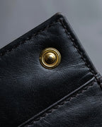 "MIU MIU" Crocodile embossed leather long wallet