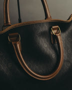 "Christian Dior" 70's-80's Honeycomb travel bag
