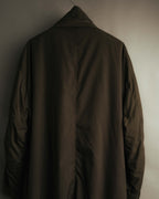 -SPECIAL- "ISSEY MIYAKE MEN" 80's Sculptural padded parachute long coat