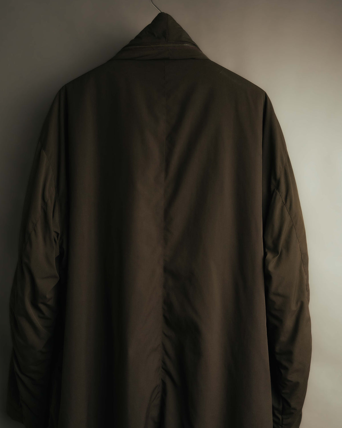 -SPECIAL- "ISSEY MIYAKE MEN" 80's Sculptural padded parachute long coat