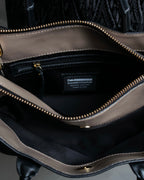"GIANNI CHIARINI" High quality leather 2way shoulder bag