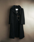 "BALENCIAGA" 2022 Distressed hooded long coat