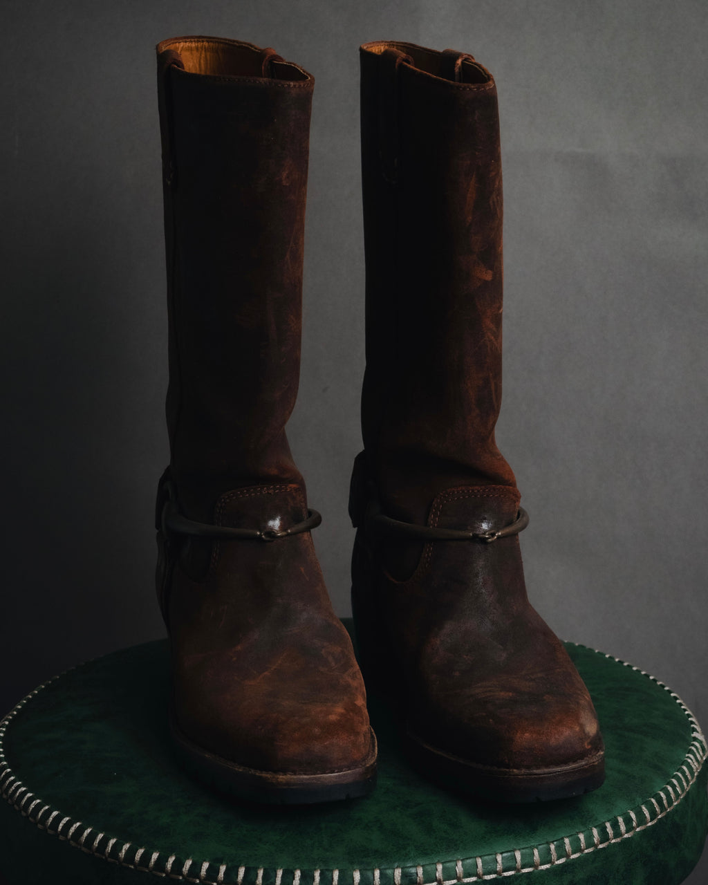 "GUCCI" 00’s equestrian harness long boots