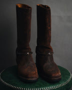 "GUCCI" 00’s equestrian harness long boots