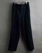 "YVES SAINT LAURENT" 00's shadow stripe pattern beautiful tailoring set up