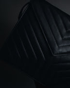 "Yves Saint Laurent" Late 80’s–early 90’s chevron quilted cassandre shoulder bag