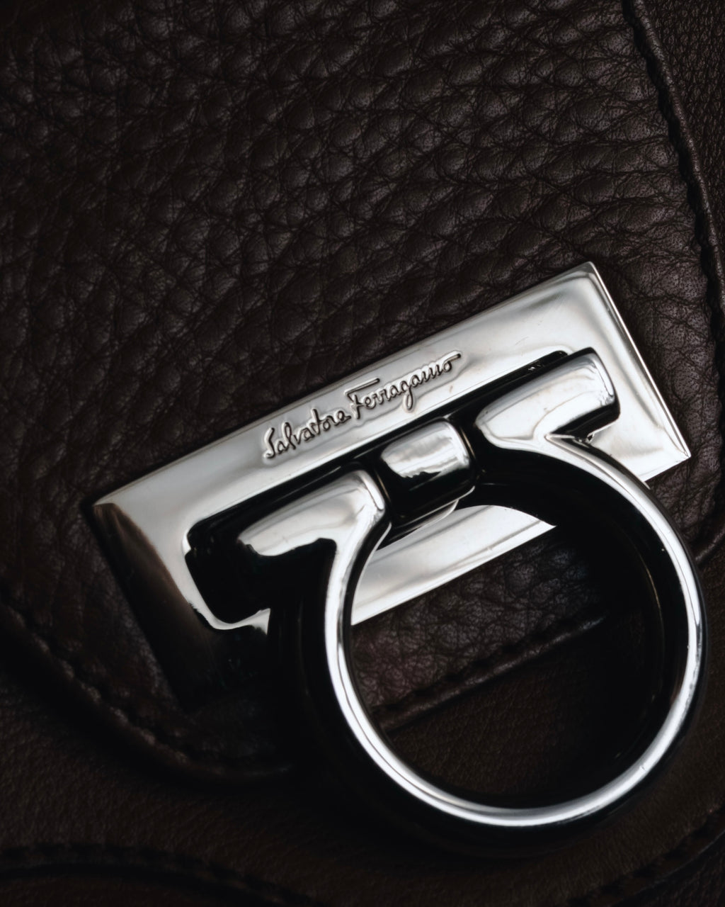 "Salvatore Ferragamo" 00’s Soft gathered gancini top-handle bag